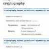 Elliptic curve cryptography — Cryptography 43.0.0.dev1 documentation